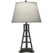 Ellie 28 inch Charcoal Table Lamp Portable Light